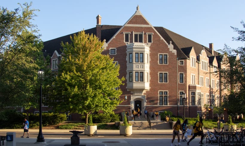 This photo shows an exterior building shot on Cornell University's Ithaca campus.