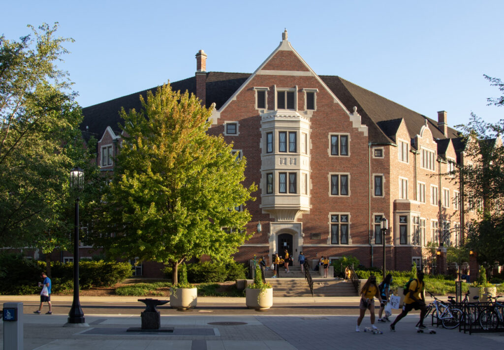 This photo shows an exterior building shot on Cornell University's Ithaca campus.